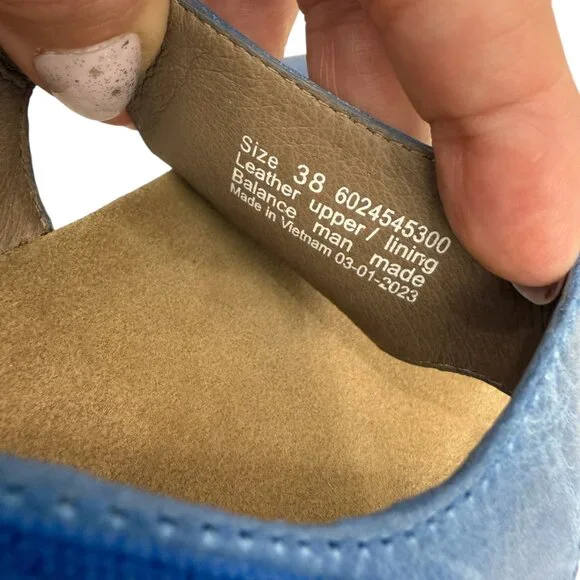 Dansko Reece Walk The Coast Waxy Burnished Leather Women's Sandals size 7.5 / 38 - Picture 6 of 7